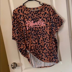 Leopard Blondie Tshirt
